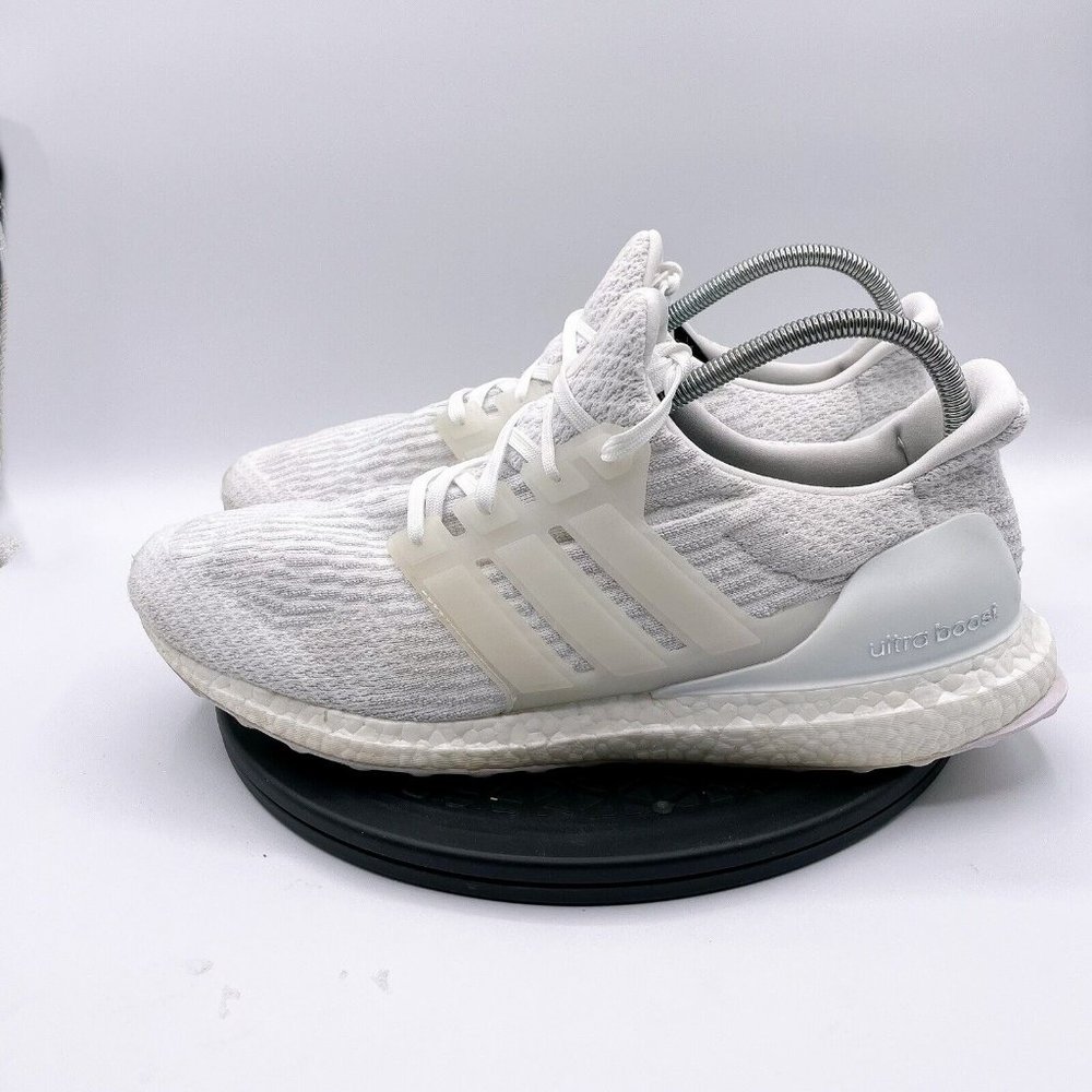 adidas Ultraboost Mens Size 13M Triple White Athletic shoes - Picture 2 of 9
